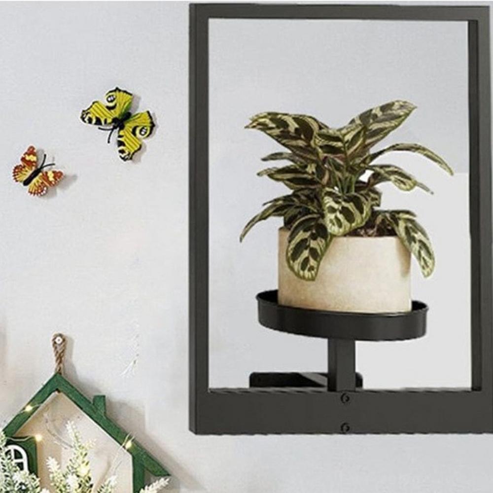 1pcs Picture Frame Wall Planter Holder Photo Frame Succulent Plants Metal Holder Heavy Duty Flower Pot Rack Garden Indoor Decoration