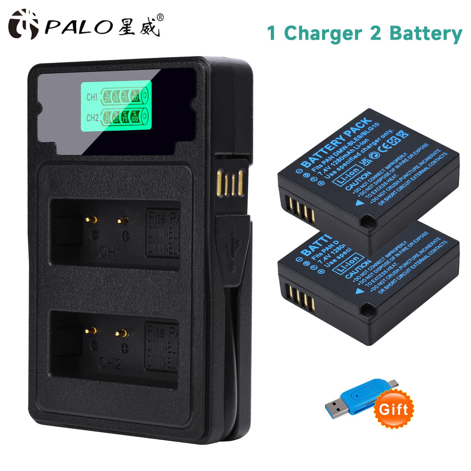 

1280 мАч DMW-BLG10 BLG10 BLG10E DMW-BLG10PP BLE9 DMW-BLE9 Аккумулятор для Panasonic LUMIX GF3 GF5 GF6 GX7 LX100 GX80 GX85 ZS60 ZS100