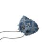 Gradient Star Denim Crossbody Bag - Fashionable & Versatile Shoulder Bag for Women