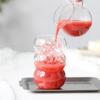 Creative Glass Cups Heat-resistant Tumbler Stripe Simple Transparent Tea Juice Milk Coffee Mug Vintage Drinking Glasses