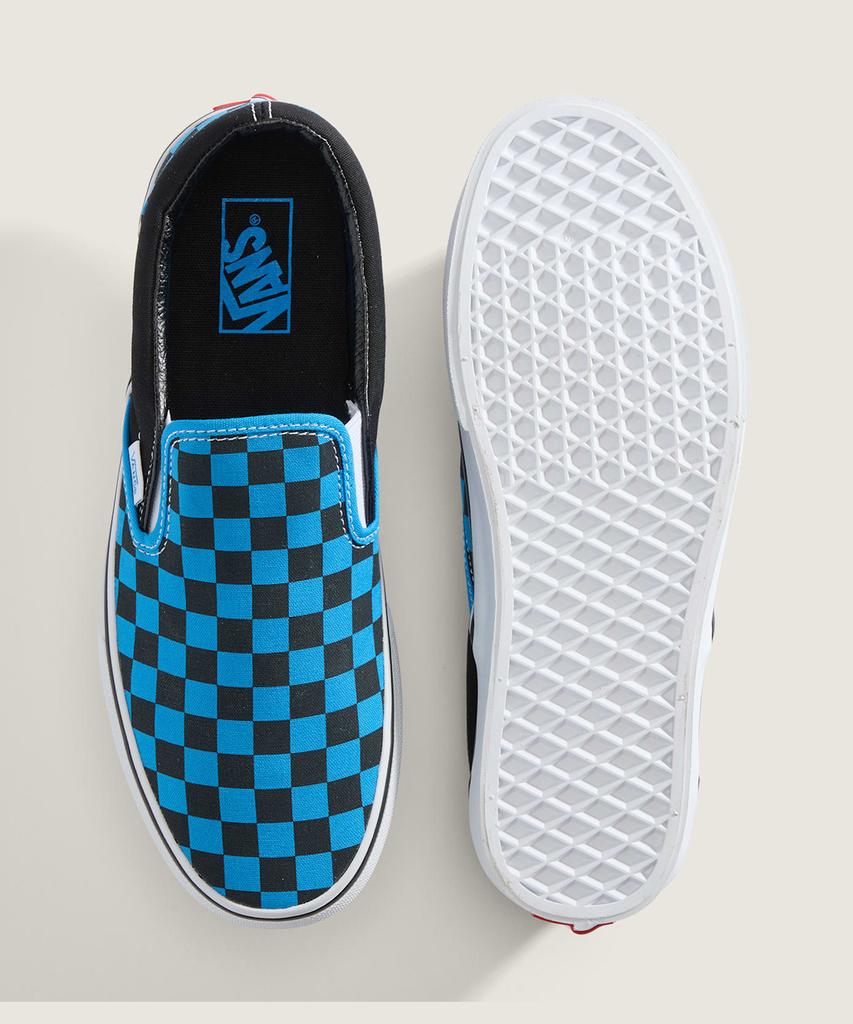 Vans Classic Slip-On - (Checkerboard) Bright Azure / Vn000Dahfnm1