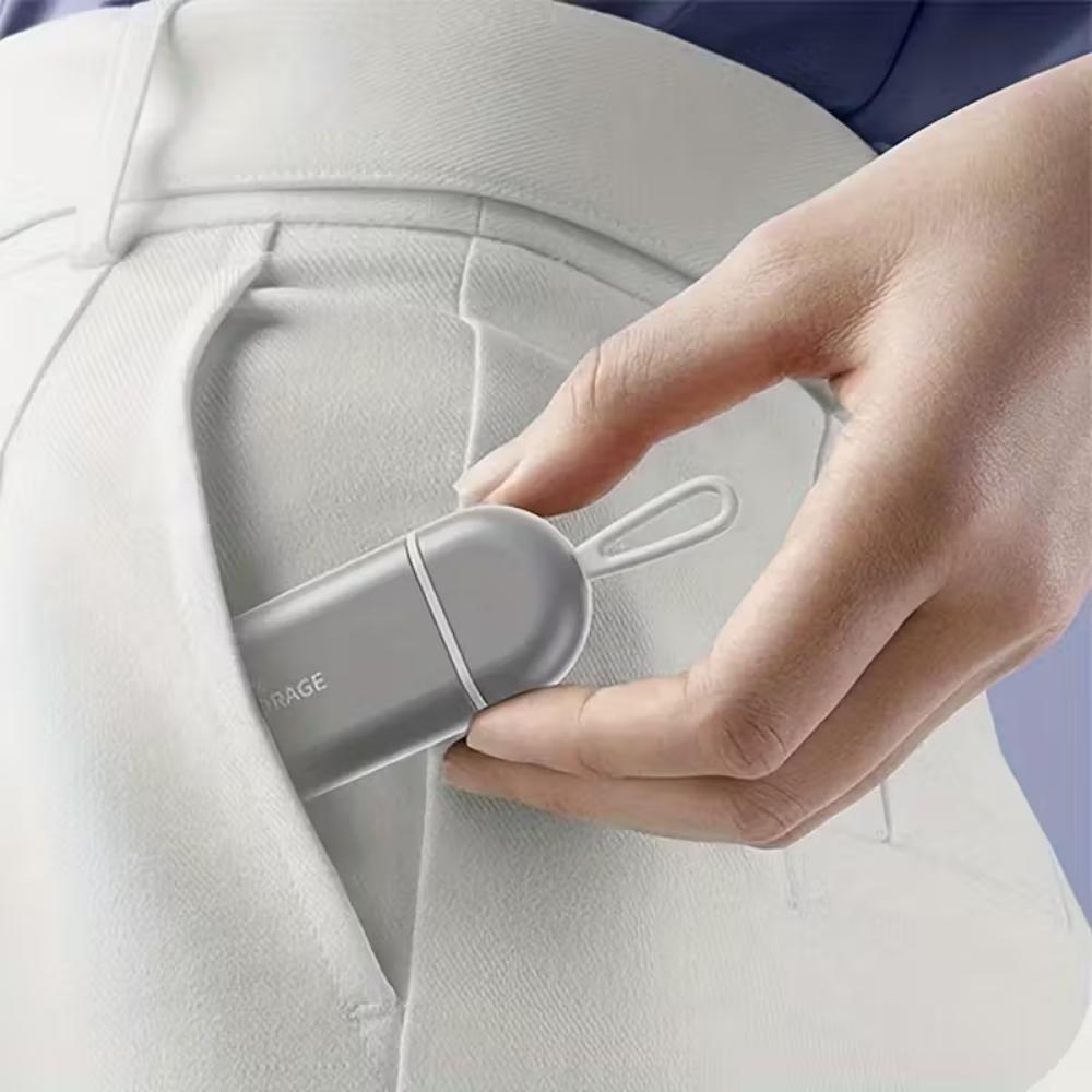 Portable small storage box, suitable for pill boxes, travel moisture-proof pill boxes, vitamin cod liver oil supplements and med