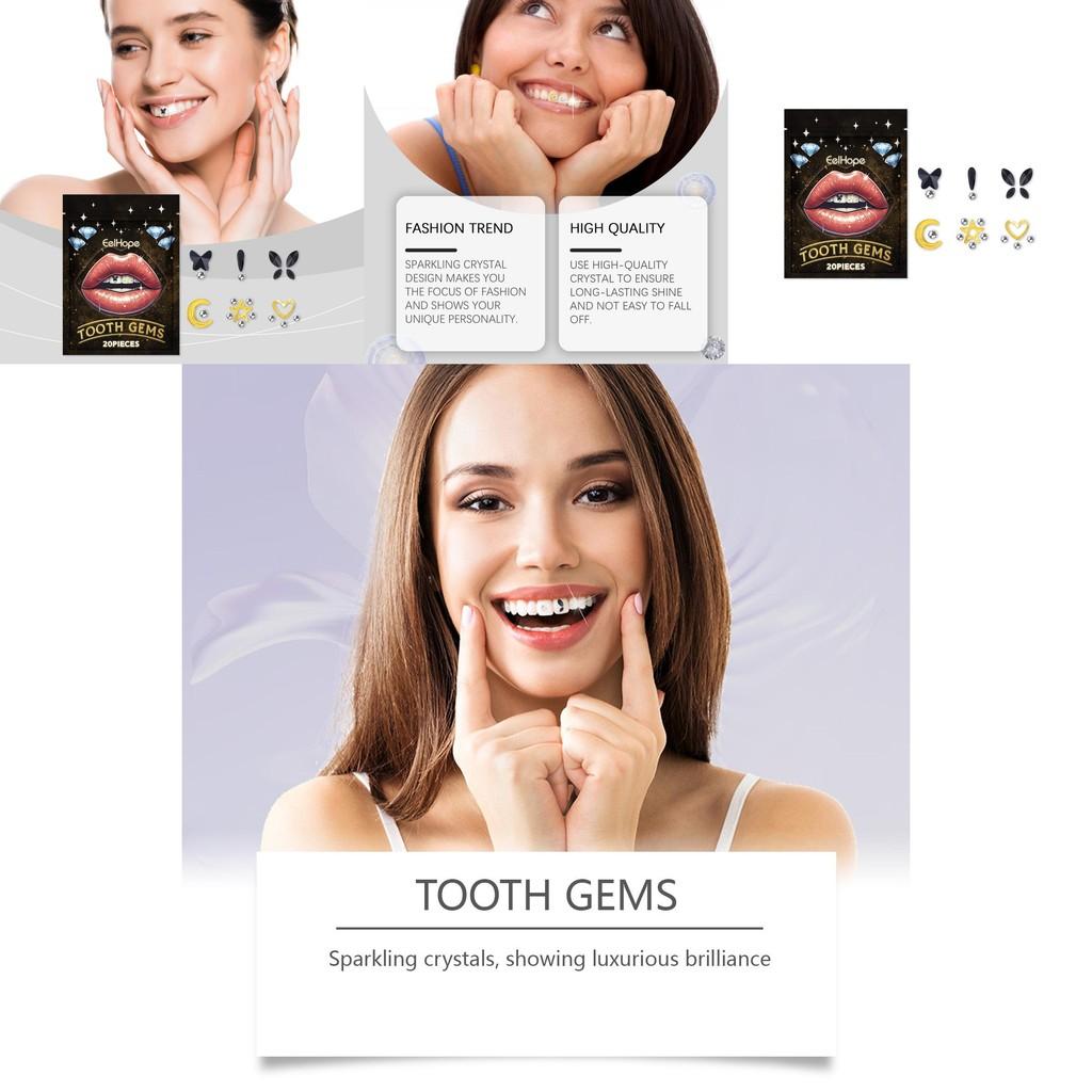 Crystal Eelhope Tooth Diamonds Stylish Durable Easy To Use For All Tooth Types Design Unique