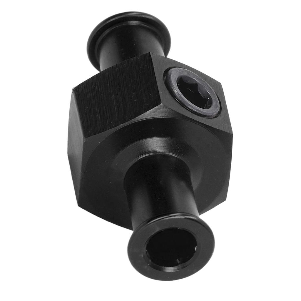Fuel Pressure Gauge Adapter T Shape 3Celsius8in Hose Port 1Celsius8in NPT Fitting Auto Parts