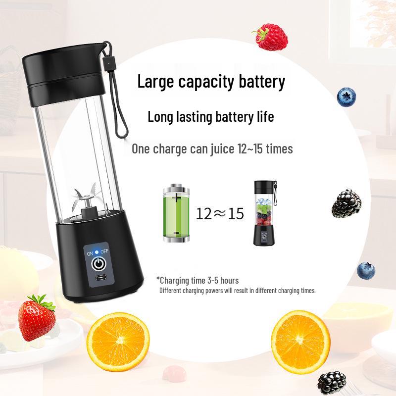 Portable USB Wireless Juicer - Compact Electric Juice Cup for On-the-Go and Home Use