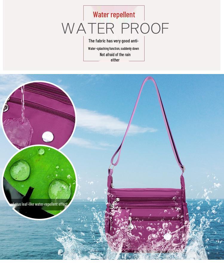 2023 Damen Wasserdichte Umhängetasche - Nylon und Canvas, Japanischer & Koreanischer Stil