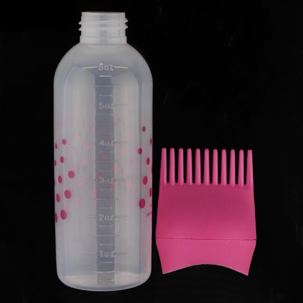 120ML Empty Hair Dye Dispensing Bottle Salon Dyeing Applicator