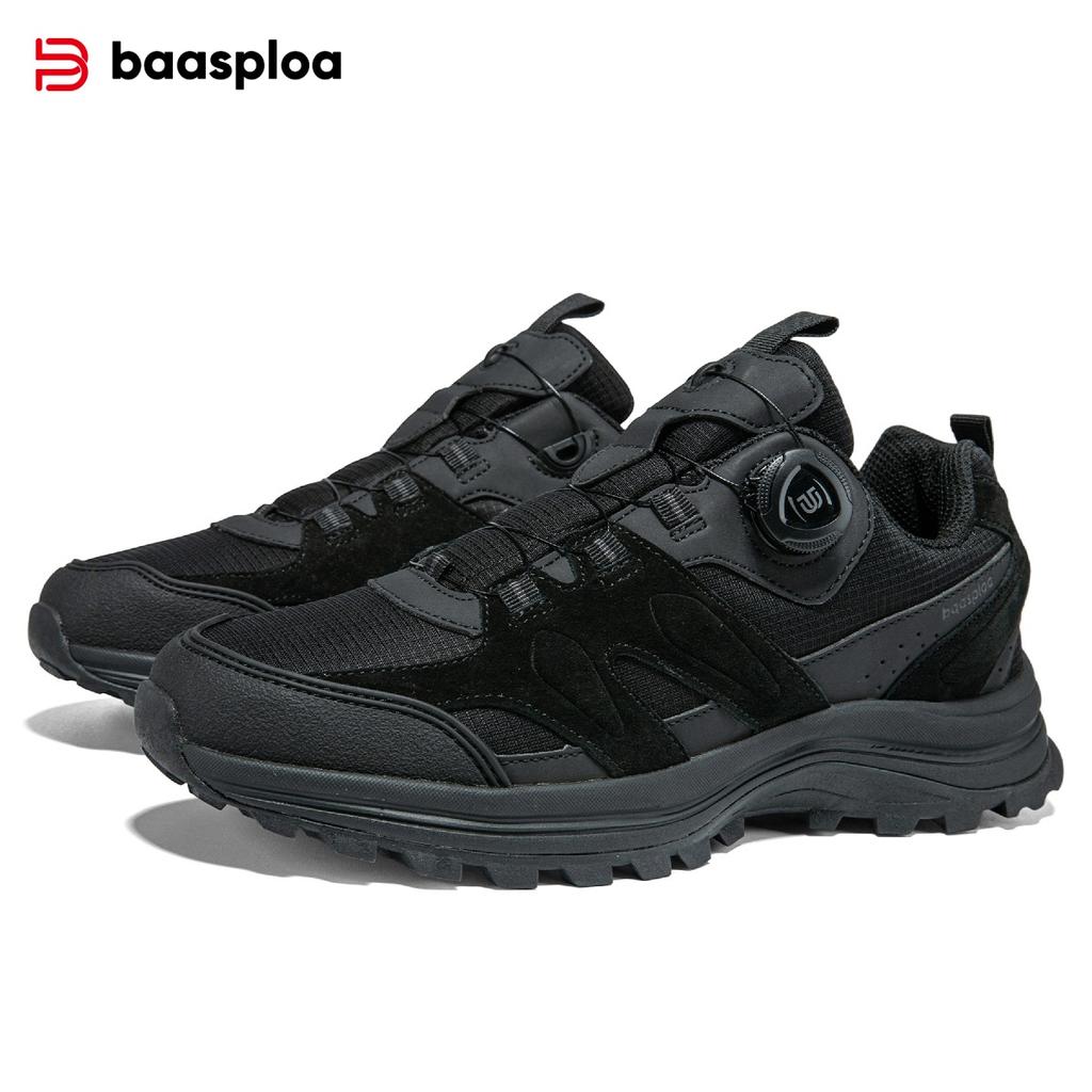 Men's Hiking Boots Outdoor Shoes Swivel Buckle Non-slip Lightweight Hiking Shoes Men's Non-slip Sports Shoes Breathable Cross-country Running Shoes