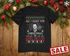 All I Want Christmas For Luke Bryan Cotton Black All Size Unisex Shirt Unisex T-Shirt