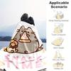1ks Pusheen Tématická deka z flanelu se svačinkovým designem - 3D tištěná měkká teplá, lehká přikrývka pro všechna roční období pro kempování, cestování, postel -080735