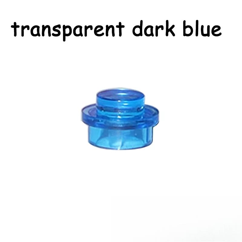 250/500PCS 4073 6141 1x1 Dot Plate Round 1*1 MOC Assemble Particles DIY Building Blocks Figures Lamp Bricks Educational Toy