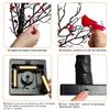 Vintage Glowing Tree with Birds LED Christmas Tree Lamp Adjustable Branches Warm Lighted Branches Halloween Christmas Decorations