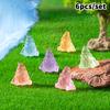 6Pcs Luminous Mini Resin Gnomes Statues Ornaments Cute Diy Fairy Miniature Gnome Figurines For Miniature Garden Home Decor