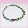 Boho Woven Trendy Waist Belt With Colorful Rope For Womens Accessories
