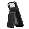 LC.IMEEKE L3 For iPhone 17 Air Magnetic Case Detachable Card Holder Leather TPU Mobile Cover