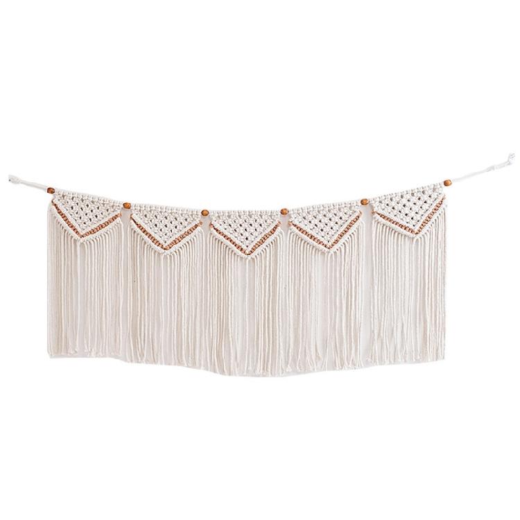 Macrame Wall Hanging Tapestry Hand-Woven Curtain for Home Bedroom Decoration