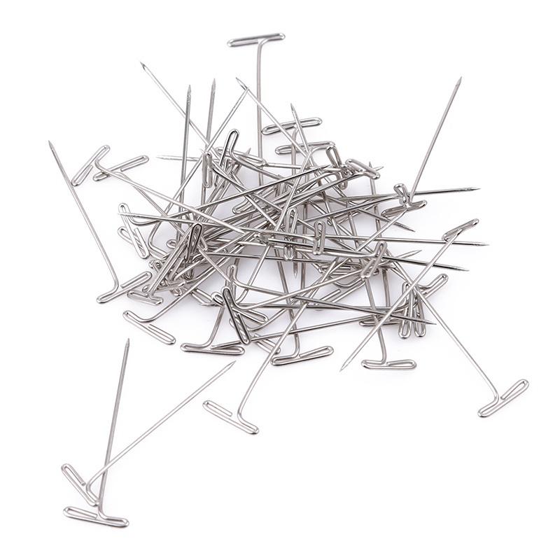 T Pins for Wig on Foam Head Style T Pin Needle Hair Salon Styling Tools