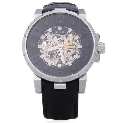 Angie ST7135M Unique Series Male Automatic Wind Mechanical Watch 3ATM Luminous Pointer Wristwatch