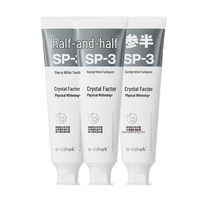 Canban Oralshark Star White Peach Toothpaste (3-Pack)