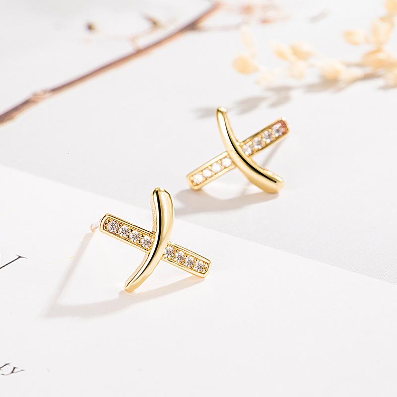 New 925 Sterling Silver Earrings Fashion AAA Zircon For Women Exquisite Student Girlfriend Jewelry Accessories Wedding Party