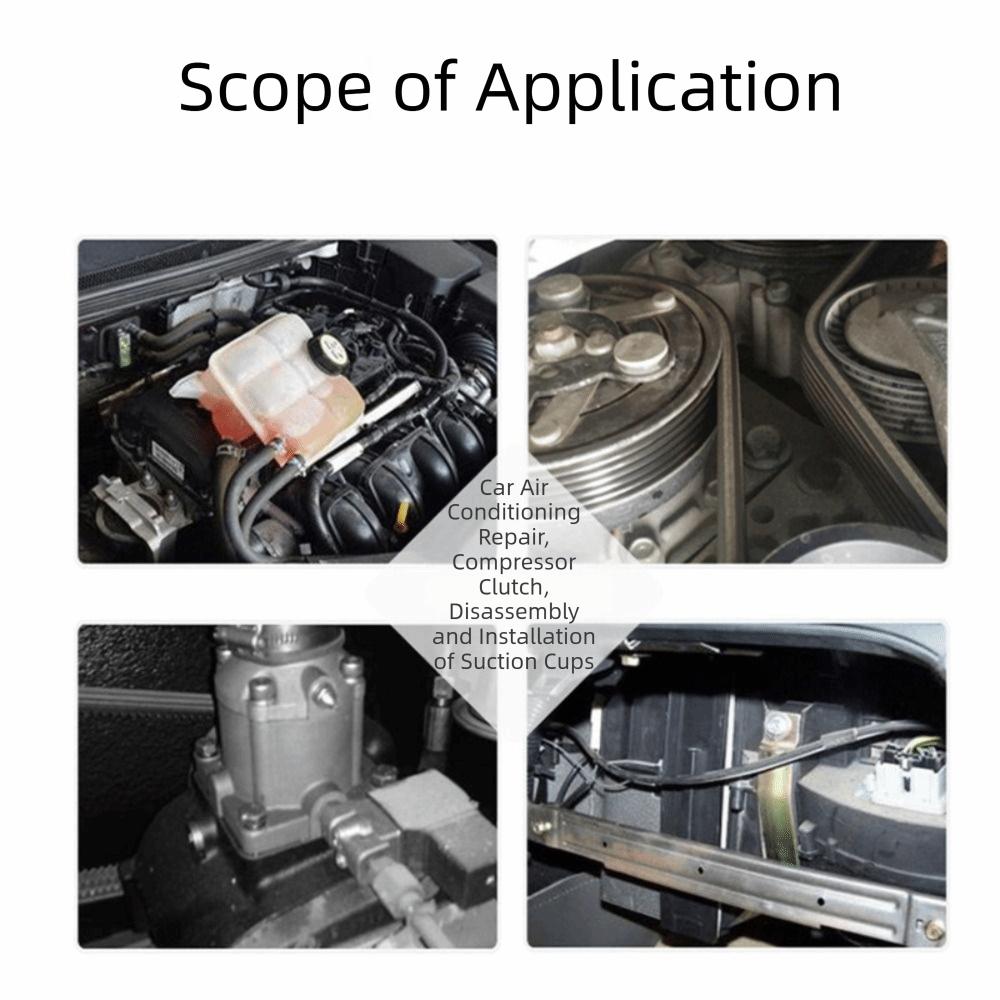 Portable Size Compressor Clutch Removal Tool AC Bearing Puller Tool Car Air Conditioner Repair