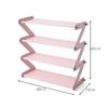 1/2 PCS Stainless Steel Combination Shoe Rack Multifunctional Home Storage Rack Multi-layer Shoe Storage Rack