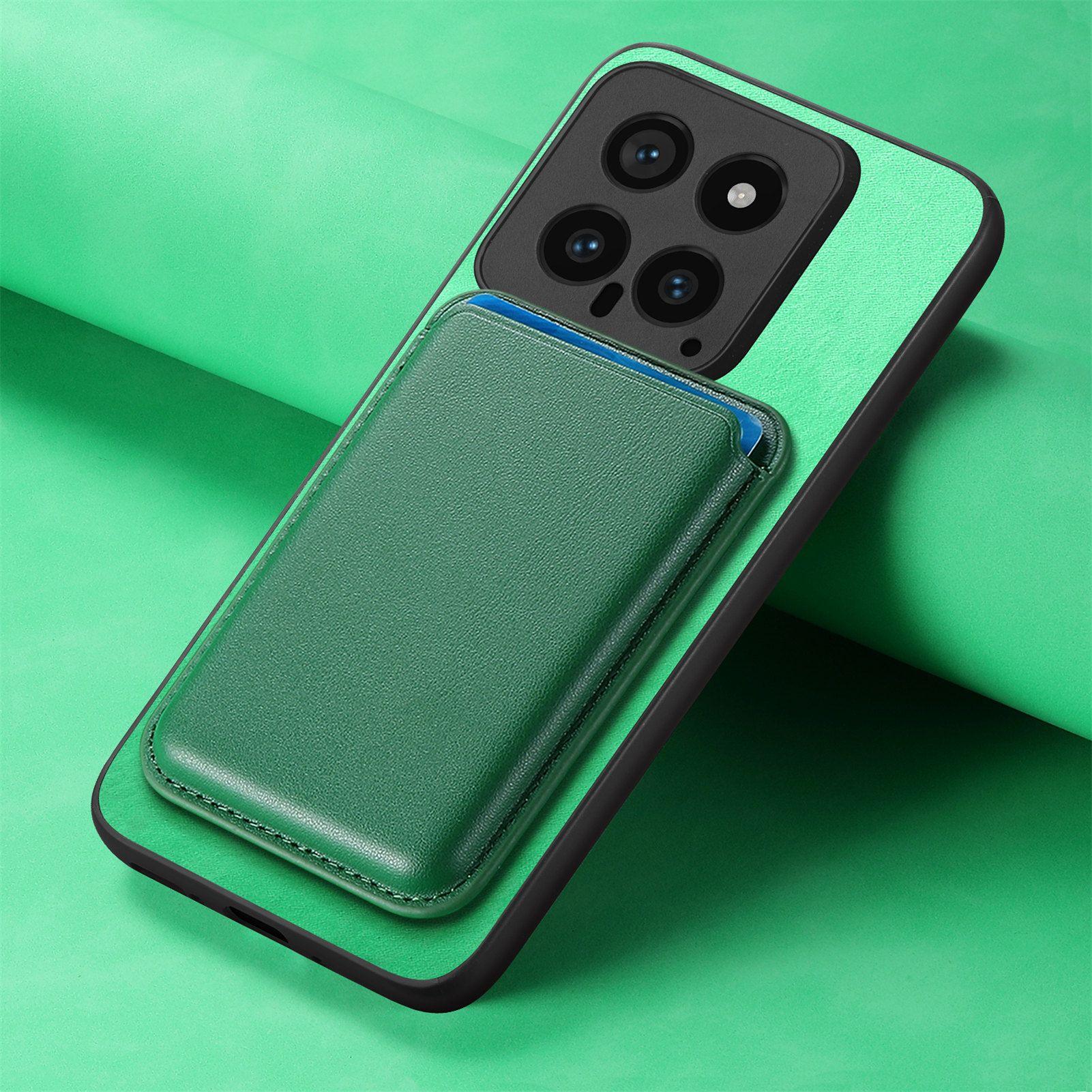 

Чехол для мобильного телефона Xiaomi Mi 15pro - это всесторонний чехол из гладкой кожи с карманом для магнитной карты Note14, простой защитный чехол для Redmi K80. Xiaomi Poco X7 Pro