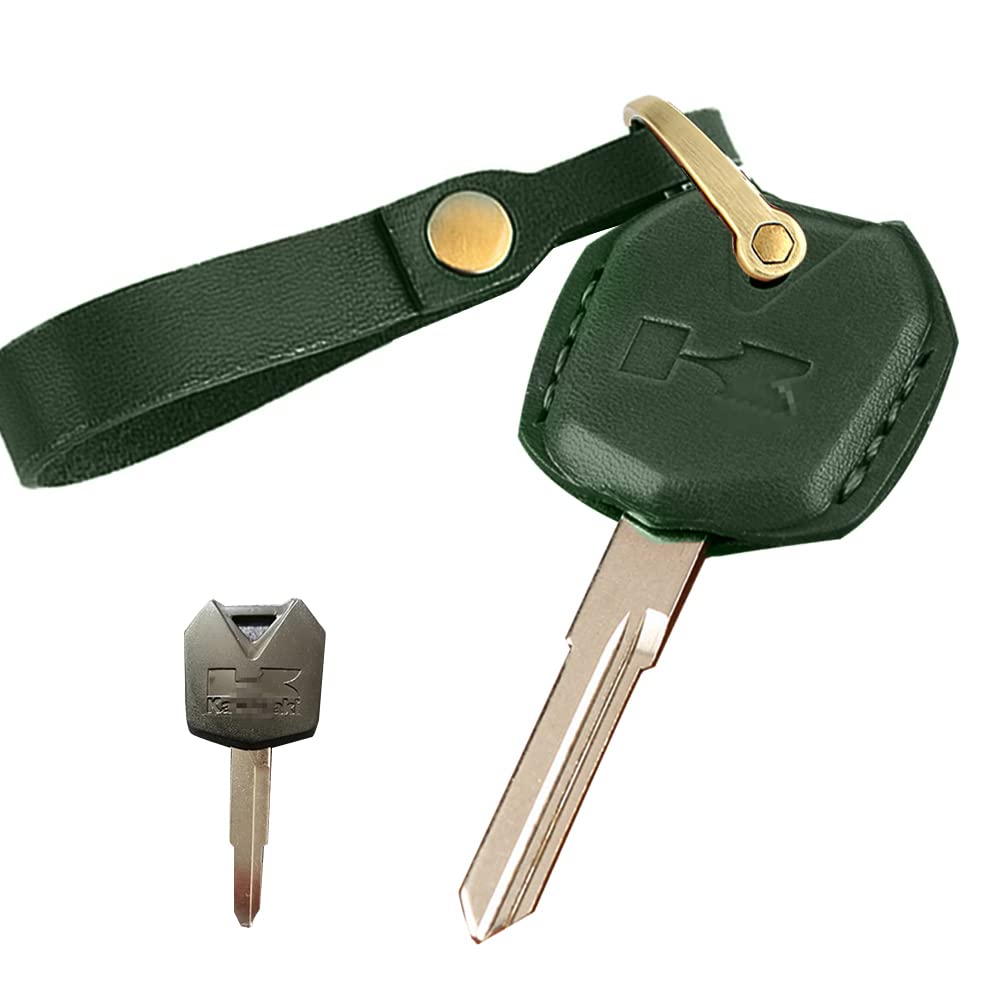 

SANRILY Motorcycle Key Case, Key Cover, Key Protection, For Kawasaki Z250Z300Z250ER6N, Ninja250ÀEX250, Etc., High зелений