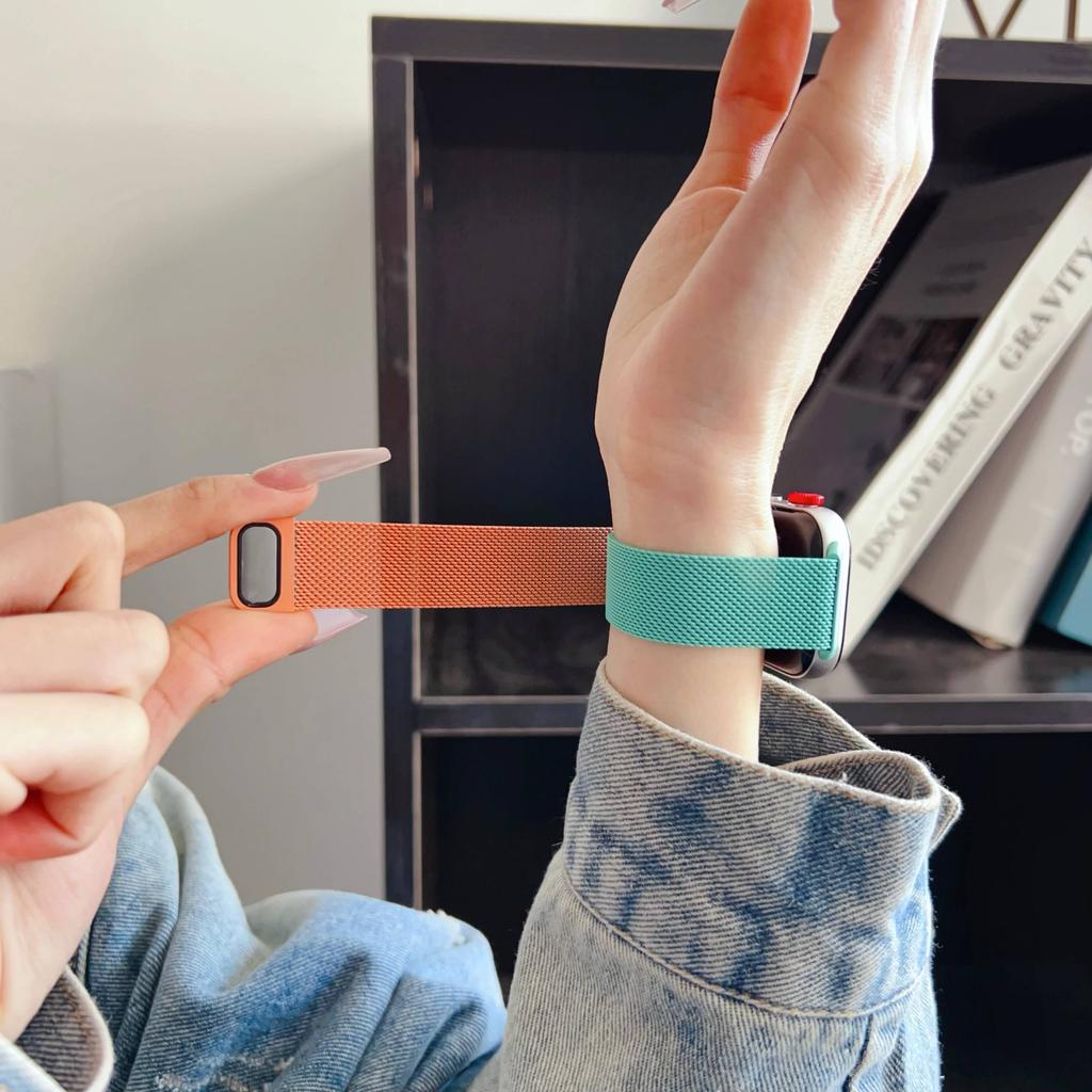 Milánský magnetický řemínek s přezkou pro Huawei Watch Fit4 Pro náramek s poutkem na zápěstí pro Huawei Fit3 nerezový pásek