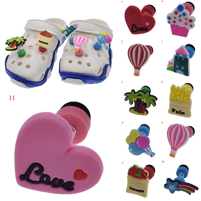 Buy Lovely Style PVC Shoe Charms Funny Shoe Buckles Accessories Fit