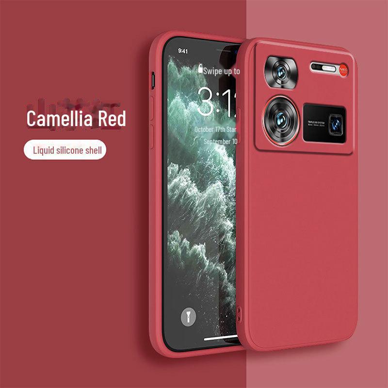 Kompatible Nubia Z70 Ultra Flüssigsilikon Anti-Fall Schutzhülle