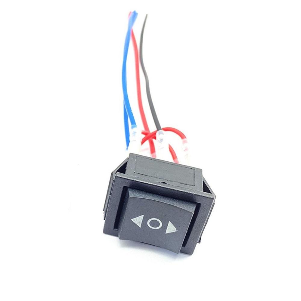 

Wired 20A 12V - DC Motor Polarity Reversing Rocker 3 Position DPDT Momentary Automatic Reset Switch (On)-Off-(On) 6 Pin DPDT