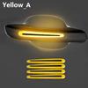 Doofoto 3D Car Reflective Sticker Tape Reflector Fender Warning Bumper Strip Door Handle Bowl Cover Car Exterior Accessories