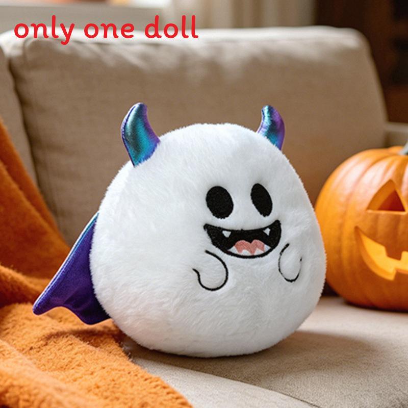 Halloween Ghost Bat Pumpkin Plush Toy With Pp Cotton For Store Decorations