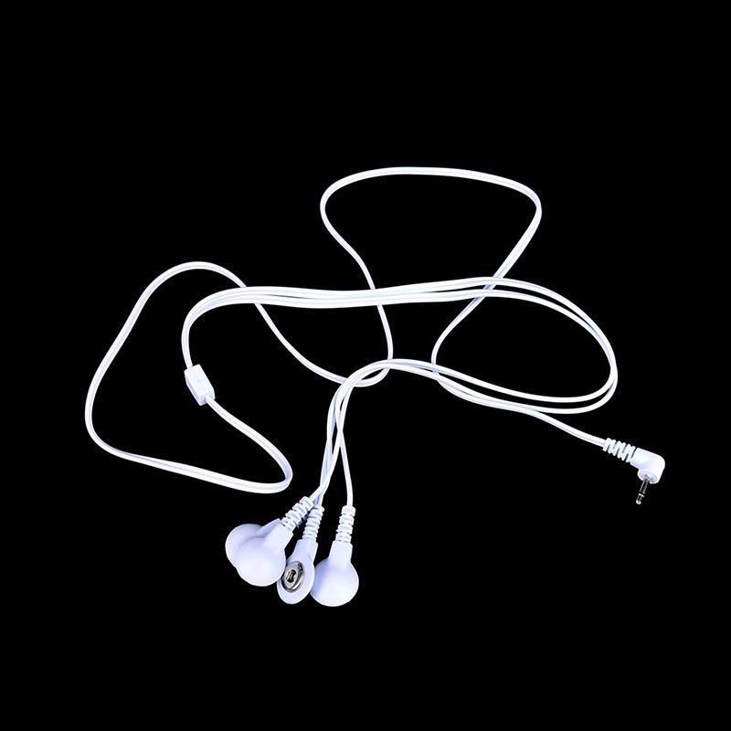2.5Mm 4 Button 2 In 1 Electrode Lead Wires Connecting Cables For Therapy Machine