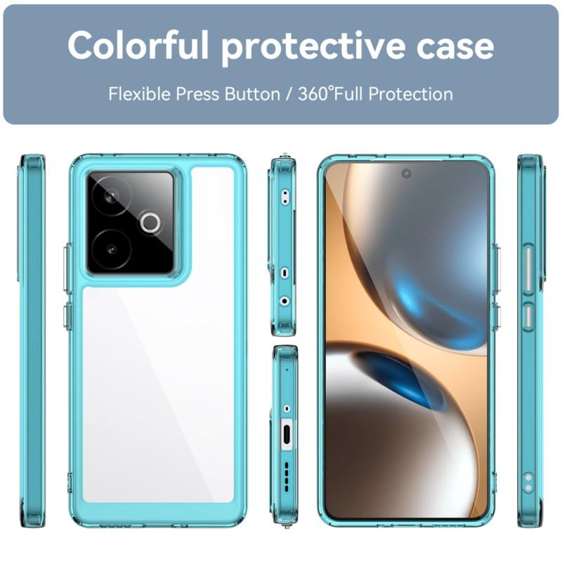 Für Realme GT 7 Hülle Für Hülle für Realme GT 7 7T Cover TPU Rand Acryl Schutz Rückseite Handyhülle für Realme GT7 Realme GT 7T
