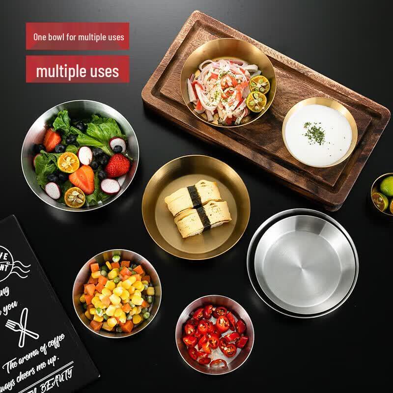 304 Stainless Steel Korean Dipping Sauce Plate