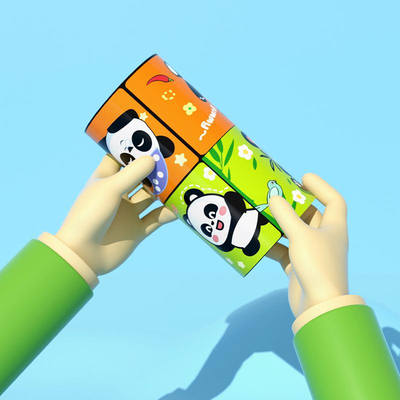 Panda Magic 3D Infinite Folding Cube - Children's Educational Geometric Toy