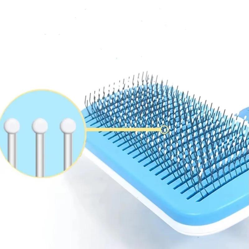 Pet Hair Brush Pet Cat Grooming Brush Hair Removal Brush Dog and Cat Grooming Tool Cleaning Scraper Dog and Cat Grooming Brush