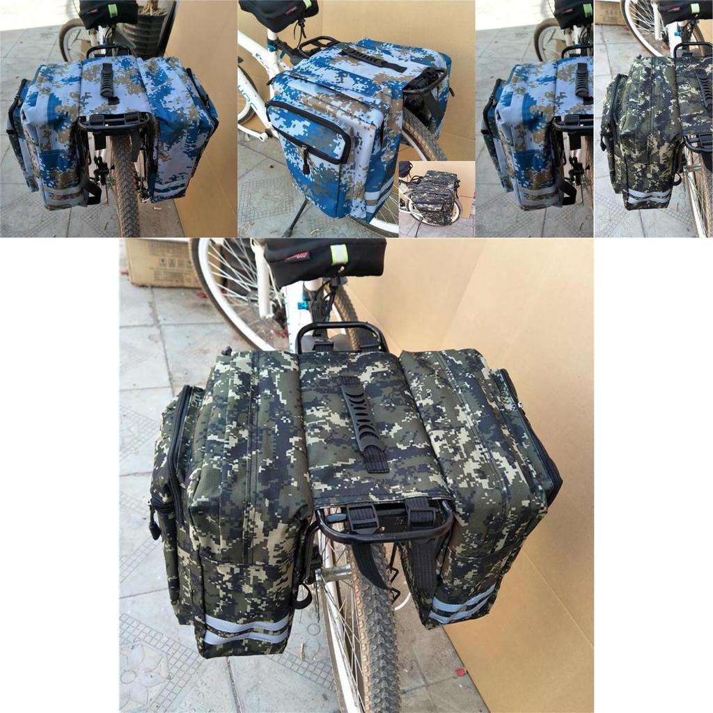 Camouflage Hinterer Fahrradgepäckträger Sitz Satteltasche Radfahren Fahrradtasche Hecktasche Pack