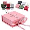 Paper Bowknot Ribbon Ring Earring Storage Case High-end Jewelry Packaging Case Jewelry Box