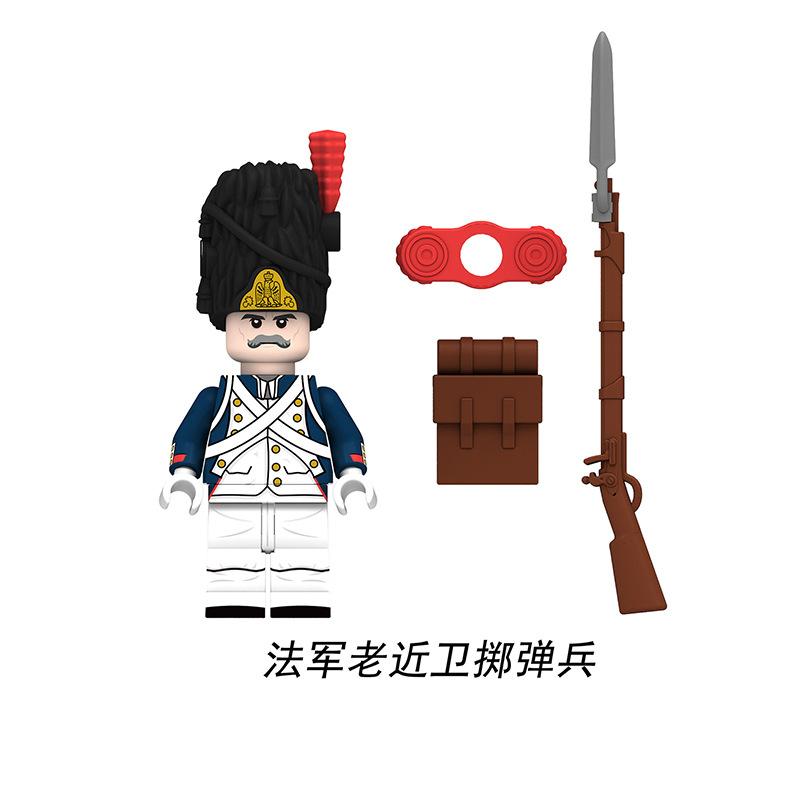 CALDO Guerra Napoleoniche Militari Soldati Figure Cavaliere Medievale Esercito Britannico Francese MOC Blocchi da Costruzione Mattoncini Giocattoli Regali