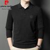 Men's 100% Wool Polo Sweater