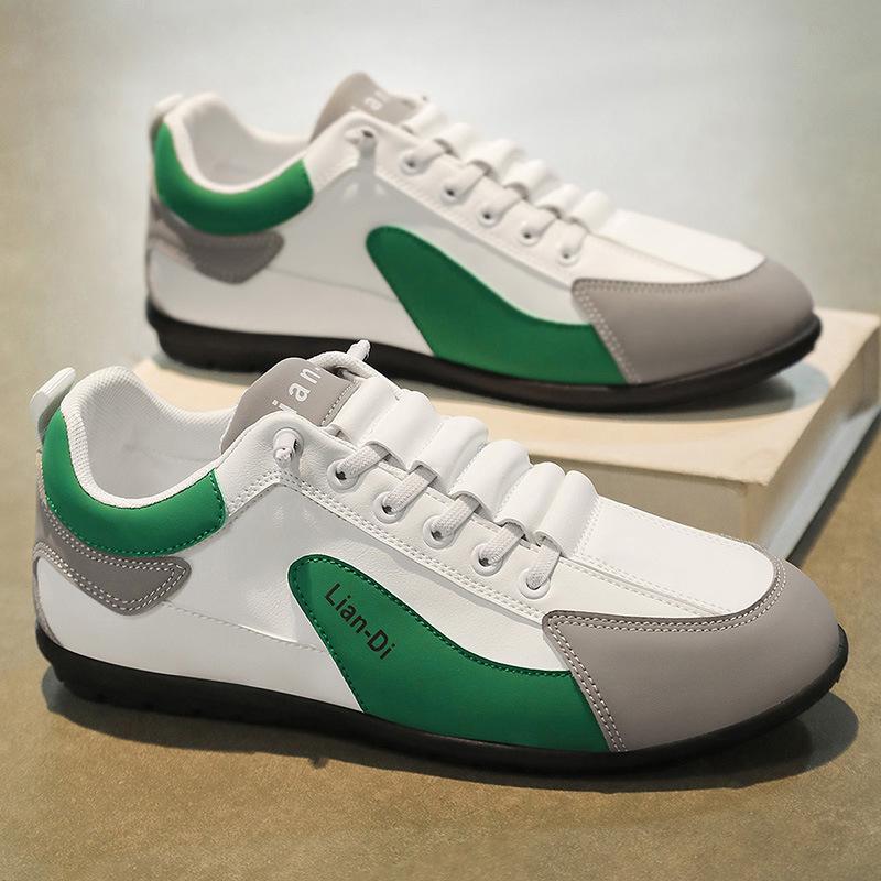 Spring 2026 Men's Versatile Low-Top Casual Leather Loafers - Youth Fashion Sports Trend