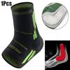 1Pcs Ankle Compression Sleeve for Women Men Ankle Brace with Silicone Gel  Toeless Compression Sock