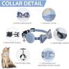 Waterproof airtag cat Collar with Bell,Breakaway Kitten Collar with Bow tie,Cute cat Collar airtag Holder Compatible with Apple air tag GPS Tracker