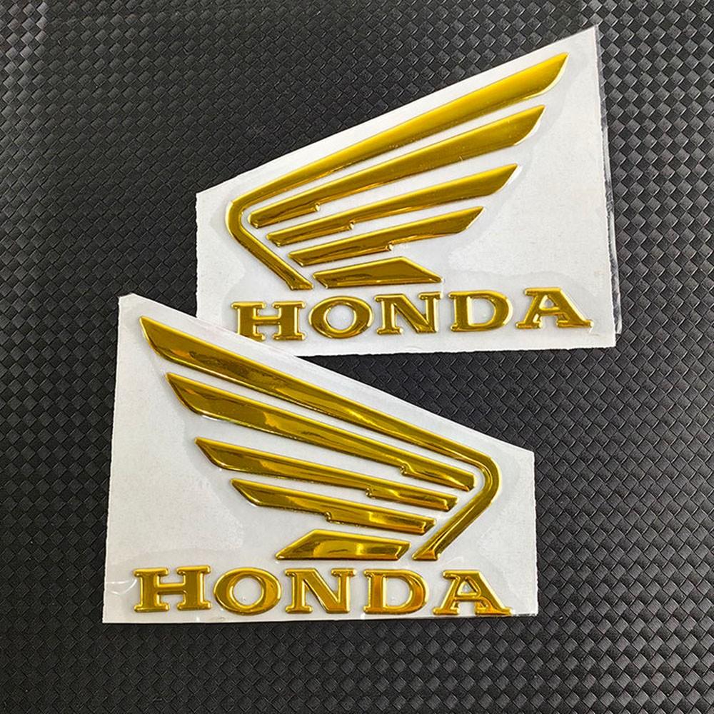 Honda Motorcycle Personalized Modification Accessories Wings Decals CB400X 300R Vario125 150 3D Soft Adhesive Stickers