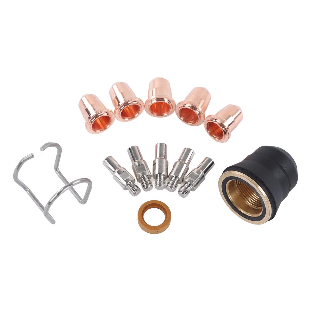 Kit de 13 Piezas de Accesorios para Soplete de Corte Cobre Rojo Consumibles Cómodos para Soplete de Corte para Trafimet S45