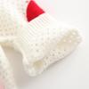 Children's Spring and Autumn Baby Cardigan Knitted Sweater Hollow Top Outerwear Girls Love Thin Jacket