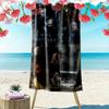 The Witcher's Fury Beach Towel Beach Soft Quick-drying Swim Towel Swim Seaside Travel and Vacation Towels Comfort Outdoor Picnic Beach Mat
